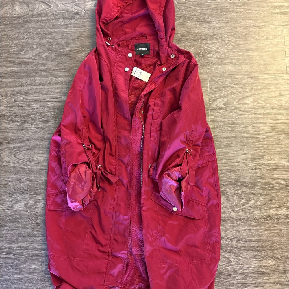 Express Women's Red Utility Jacket